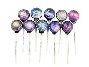 Galaxy Lollipops Spiral Designs MtgpbNA|bv10AčŎAXCJA10ZbgA2|hASparko Sweets Galaxy Lollipops Spiral Designs Gift Pack, 10 Lollipops, Handcrafted in USA, Watermelon Flavor, 1