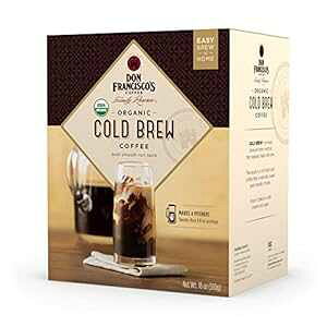 h tVXR̃I[KjbN R[h u[ R[q[Av~A 100% ArJAsb`[ 4 pbN (sb`[ 2 ) Don Francisco's Don Francisco s Organic Cold Brew Coffee, Premium 100% Ara
