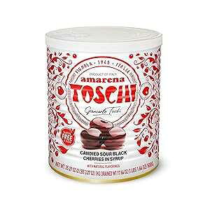 Toschi - A}i`F[̃VbvЂA1kg (35.3IX) Toschi - Amarena Cherries in Syrup, 1kg (35.3oz)