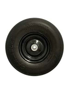 }\ 00296 C[W[tBbg 4.00-6 Zp艟ԗptbgt[zC[AZuAubN Marathon Industries Marathon 00296 Easy Fit 4.00-6 Flat-Free Wheel Assembly for Residential Wheelbarrow, Black