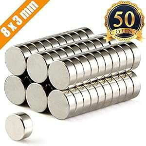 FINDMAG 50 }OlbgvbVsA①ɃItBX}OlbgAzCg{[h}OlbgsAzCg{[h}OlbgA①Ƀ}Olbg-8x3mm FINDMAG 50Pcs Magnets Push Pins,Fridge office Magnet