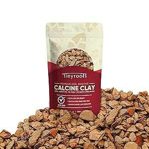 Bonsai Outlet Tinyroots Clay Soil for Plants, 2.25 Quart Bag, Bonsai Tree Soil Additive, Turface Clay Holds Moisture, Provides Drainage and Aids in Root Development