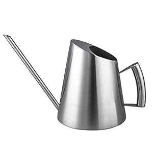 IMEEA 傤 ϗtAp  ubVXeXX`[ 傤A50IX/1.5L IMEEA Watering Can for Indoor House Plants Long Spout Brushed Stainless Steel Watering Pot, 50oz/1.5L