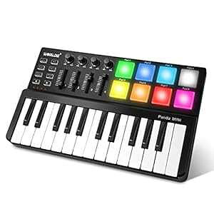 Vangoa MIDI L[{[h Rg[[ 25 L[AWorlde Panda MINI USB Midi L[{[hAhpbhtAr[g[J[}VpbhAubN Vangoa MIDI Keyboard Controller 25 Keys, Worlde Panda MINI USB Midi
