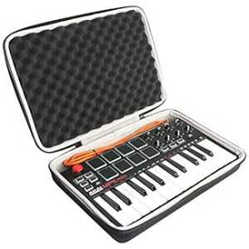 Khanka ハードトラベルケース Akai Professional MPK Mini MKII 25 キー USB MIDI コントローラーの交換用 Khanka Hard Travel Case Replacement for Akai Professional MPK Mini MKII 25-Key USB MIDI Controller