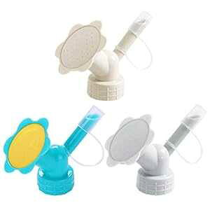 LuFOX 3 vX`bNfAwbh{gLbvXvN[A{g傤뒍~͂傤뉮cAAK[fc[ LuFOX 3Pcs Plastic Dual Head Bottle Cap Sprinkler, Bottle Watering Spout 