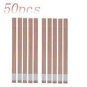 Autoparts }[J[ Xm[Xe[N  48 C` a 5/16 C` IW ˃}[J[ 25/50/100/200 pbN (50 ) Autoparts Driveway Markers Snow Stakes 48 Inches Long 5/16-Inch Dia Orange Reflective Markers Pack