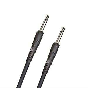 Planet Waves D'Addario Accessories Speaker Cable - Shielded for Noise Reduction - 1/4 Inch Male to 1/4 Inch Male - Classic Series - Classic Series/76.2 MM - Straight Ends - 1 Pack