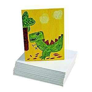 Colorations Warhol 6" x 8" Canvas Panels Arts and Crafts Material for Kids(Pack of 12 Canvases)
