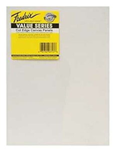 Fredrix 1473559 JbgGbW _uhLoX plA8 C` x 10 C` TCYAzCg Fredrix 1473559 Cut Edge Double-Primed Canvas Panel, 8" x 10" Size, White