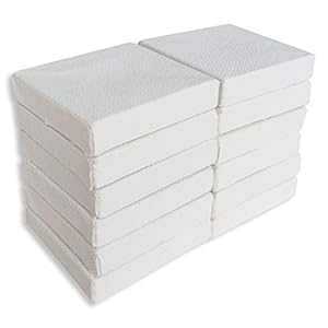 LWR CRAFTS ~jXgb`LoX 2C` x 2C` 12pbN LWR CRAFTS Mini Stretched Canvas 2" X 2" Pack of 12