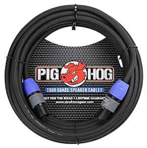 Pig Hog PHSC100SPK \ 14 Q[W 9.2mm speechON Xs[J[P[uA100 tB[gAubN Pig Hog PHSC100SPK High Performance 14 Gauge 9.2mm speakON Speaker Cable, 100 Feet,Black