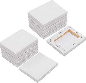 SL crafts ~jXgb`LoX 3.5C`×2.75C` (~jLoX121pbN) SL crafts Mini Stretched Canvas 3.5"X2.75" (1 Pack of 12 Mini Canvases)