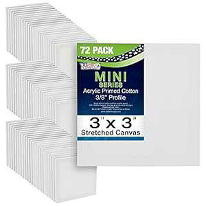 US Art Supply 3C` x 3C` ~jvtFbVihXgb`LoX (~jLoX126pbN) v72 U.S. Art Supply US Art Supply 3" x 3" Mini Professional Primed Stretched Canvas (6-Packs