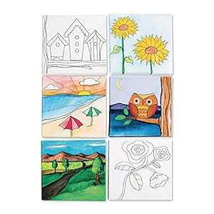 S&S Worldwide Designer Canvas Board Set II