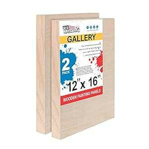 US Art Supply 12C` x 16C` o[`EbhyCg pl{[h M[ [1-1/2C` N[h (2pbN) - A[eBXgfvXؐǃLoX - G捬fBANt