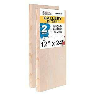US Art Supply 12C` x 24C` o[`EbhyCg pl{[h M[ [1-1/2C` N[h (2pbN) - A[eBXgfvXؐǃLoX - G捬fBANt