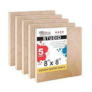 US Art Supply 8C` x 8C` o[`EbhyCg pl{[h X^WI [3/4C` N[h (5pbN) - A[eBXgؐǃLoX - G ~NXgfBANtgAA