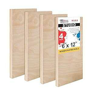 US Art Supply 6C` x 12C` o[`EbhyCg pl{[h X^WI [3/4C` N[h (4pbN) - A[eBXgؐǃLoX - G ~NXgfBANtgAA