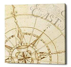 Epic Graffiti Coast Sepia III LoX EH[ A[gAx[W Epic Graffiti Coast Sepia III Canvas Wall Art, Beige