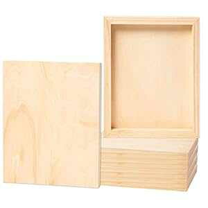ؐLoXAGppl{[h (8 x 10 C`A6 pbN) Juvale Wood Canvas, Panel Boards for ting (8 x 10 in, 6-Pack)