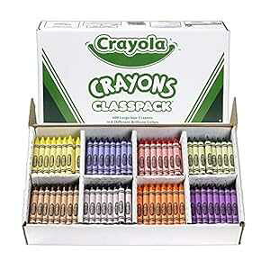 Crayola N NXpbNA8 NVbNJ[A400  Crayola Crayon Classpack, 8 Classic Colors, 400 Count