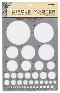 Pickett CHA1204I T[N }X^[ ev[gAa 1/16 ` 3 C`͈̔ (1204I) Pickett CHA1204I Circle Master Template, Range From 1/16 To 3 Inches in Diameter (1204I)