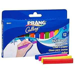 vpXe pJ[A[g`[NA112FA\[g (10441) Prang Pastello Colored Art Chalk for Paper, 12 Assorted Colors per Box (10441)