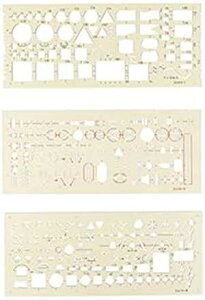Koh-I-Noor- GNg ev[g 3 Zbg Koh-I-Noor- Set of 3 Electro Templates