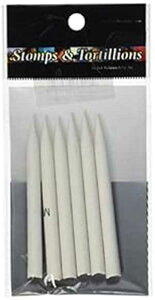 Jack Richeson Blending Tortillon Stomps, 5/16-Inch, 6-Pack