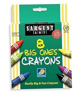 Sargent Art 22-0589 5 C` x 9/16 C` The Big Ones-8-NƃyKu Sargent Art 22-0589 5-Inch by 9/16-Inch The Big Ones-8-Crayons and Peggable
