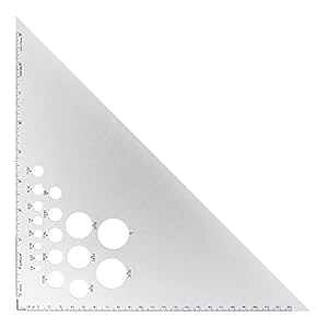 Alumicolor Aluminum Calibrated Triangles 10 in. 45/90