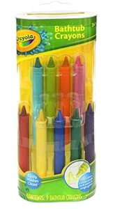 Play Visions Crayola Bathtub Crayons, Assorted Colors 10 ea