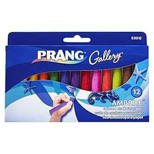 Prang Gallery AuCg y[p[`[NAGꂽ܂͊ɎgpłJ[`[NAe[p[hAA\[gJ[A12 pbN (53012) Prang Gallery Ambrite Paper Chalk, Colored Chalk for Use o