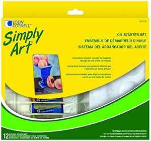 Loew-Cornell Simply Art IC X^[^[ ZbgA12  Loew-Cornell Simply Art Oil Starter Set, 12 Piece