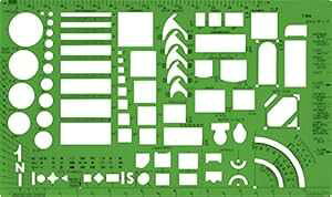 Westcott Technical Architectural Drawing Template (T-806)