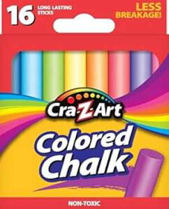 Cra-Z-Art J[`[N 16{ (10801-48) Cra-Z-Art Colored Chalk, 16 Count (10801-48)