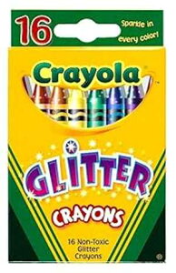 LLNZbg Crayola Glitter Crayon Set