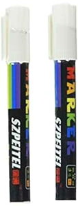 Wrapables Lbh`[Ny zCg 2{Zbg Wrapables Liquid Chalk Pen, White, Set of 2