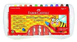 t@[o[JXe XN ϋv̂[P[XAN₩12F Faber-Castell Beeswax Crayons in Durable Storage Case, 12 Vibrant Colors