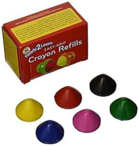 Ready 2 Learn C[W[Obv N tB - 6 F - Ώ۔N 18 Έȏ - ŐcpN - nh͕ʔ Center Enterprise Ready 2 Learn Easy Grip Crayons Refills - 6 Colors - Ages 18m+ - Non-Toxic To