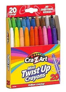 Cra-Z-Art ~jcCXgAbvN 20{ (10253) Cra-Z-Art Mini Twist Up Crayons, 20 Count (10253)