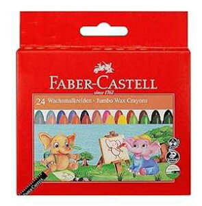 Faber-Castell Faber Castell Jumbo Wax Crayons - 24 Shades