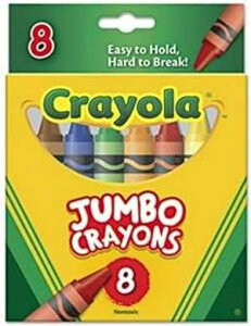 Crayola 52-0389 W{Nlߍ킹 8 pbN Crayola 52-0389 Jumbo Crayons Assortment 8 Pack