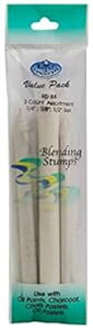 CuV RD88 CufBOX^vZbg3A\[g ROYAL BRUSH MFG. RD88 Royal Blending Stump Set 3 Assortment