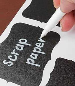 Cestari Chalk Marker: Bold White Liquid Chalk Pen with 2mm Fine Tip for Writing and Drawing - Erasable Chalkboard Label Chalk t Pen - Wine Glass Marker