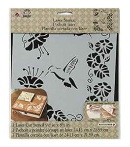 FolkArt ting Stencil, 9.5 by 8.5-Inch, 31487 Hummingbird