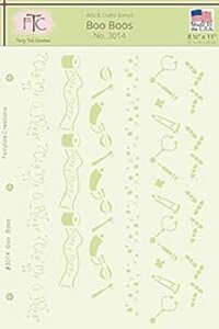 Fairytale Creations Boo Boos XeVA8-1/2C` x 11C` Fairytale Creations Boo Boos Stencil, 8-1/2" x 11"