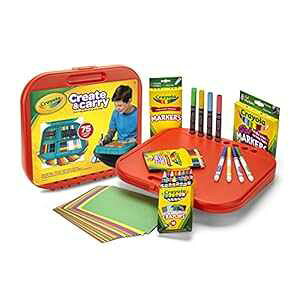 Crayola Create 'N Carry A[gZbgA75 s[XAqA[gMtgAΏ۔N 5 Έȏ Crayola Create 'N Carry Art Set, 75 Pieces, Art Gift for Kids, Ages 5 & Up