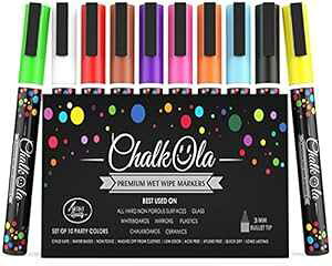 t@C`bv`[N}[J[ (3mm 10{pbN) - _ȐFŏ\ȃhCC[X}[J[yAAAArXgp - 3mm o[Vuubg&`[|Cg Chalkola Fine Ti